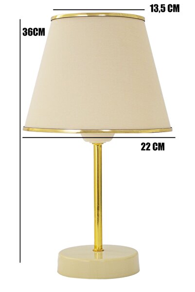 Vivido Abajur Modern Cream Gold Sapphire Lampshade