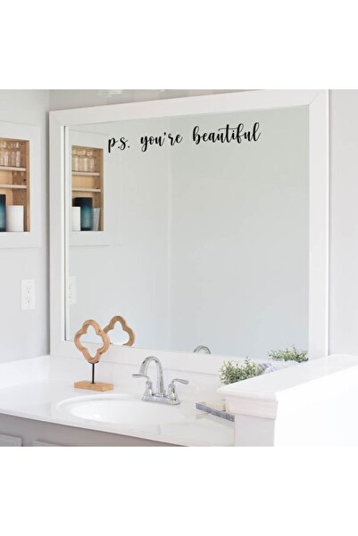 BLS Home P.sأنت جميل - ملصق مرآة