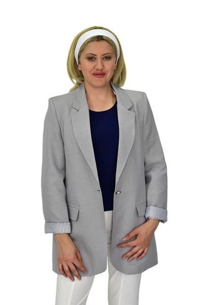ressam Ayrobin Brand Single Button Women's Jacket - BGL-ST03726