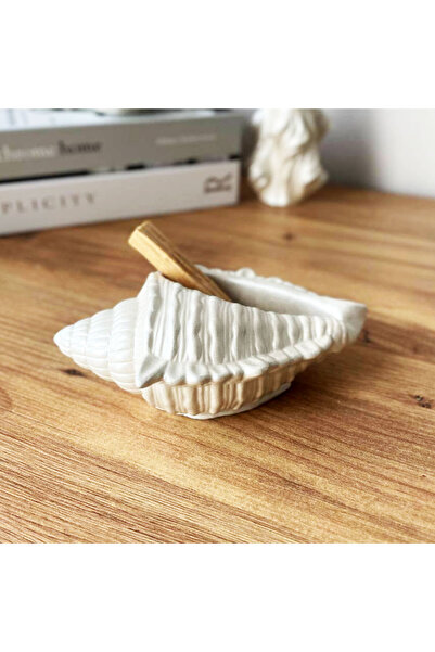 gözayn Deniz Kabuğu Palo Santo Seramik Tütsülük