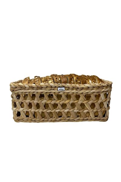 HAKİCİ Decorative Wicker Bread Bowl - Natural Handmade, Multi-Purpose