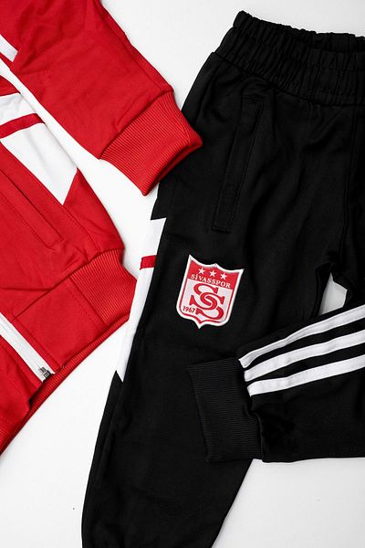 SPORSİDE SiVASSPOR Kids and Youth Sports Tracksuit Set - Red White, Biggest Sivas