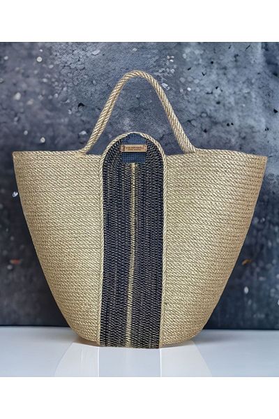 AYŞE SERHOŞOĞLU HOME DESİGN Straw Bag, Beach Bag