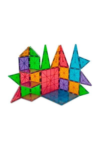 Get Lock Magna-tiles Magna Tiles Clear Colors 100 Pieces Magnetic Lego