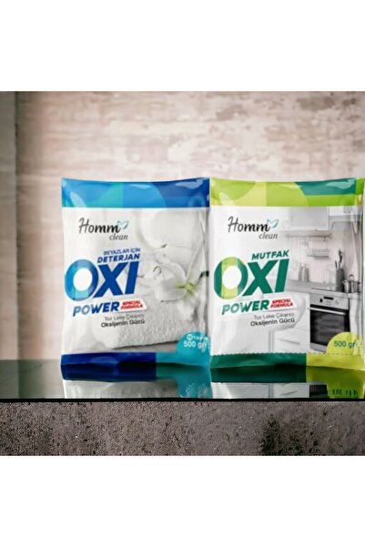 Homm Bitkisel Oxi Power Mutfak & Oxi Power Toz Deterjan