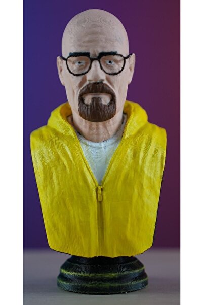 Genel Markalar Walter White Breaking Bad Boyalı Büst / Figürü 15 Cm