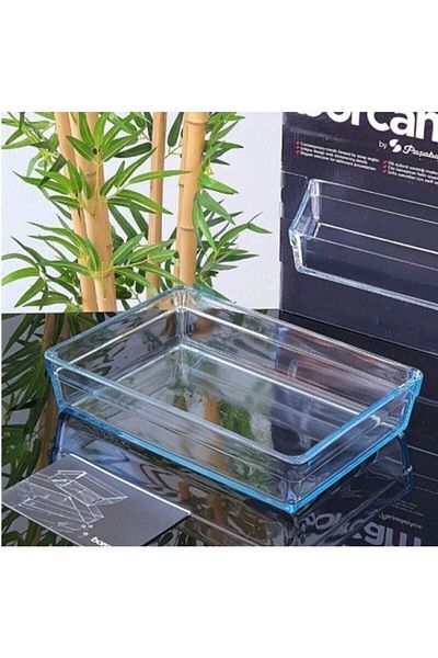 Paşabahçe Paşabahçe Premium Series Borcam Rectangular Medium Size 2500 Cc Fma05209