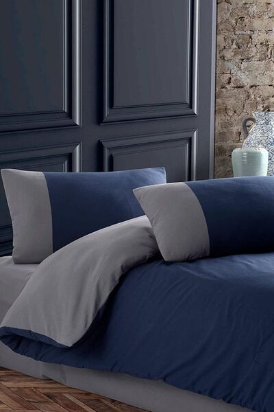 EVYA 100% Organic 160X200 cm Duvet Cover Set Soft Double Sided