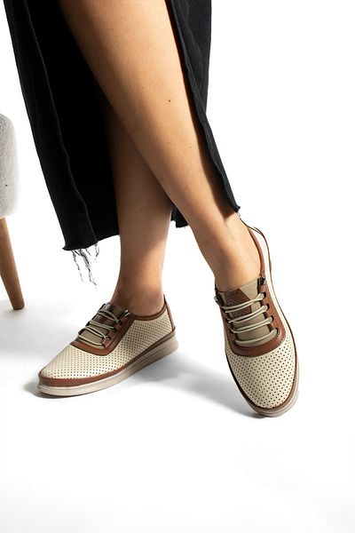 HKM shoes Balerina de zi cu zi, ușoare, sezoniere, confortabile, ortopedice complete, cu șireturi