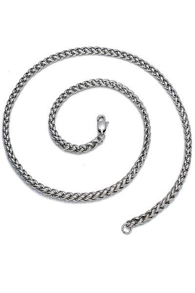 Chavin Men's Steel Chain Necklace - Auger, 50 Cm., 5 Mm., Dg34-5