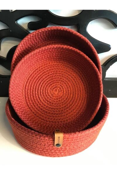 GLASS HOME : 3lü Hasır Sepet, Mutfak Ve Banyo Organizeri, Dekoratif Sepet,çok...