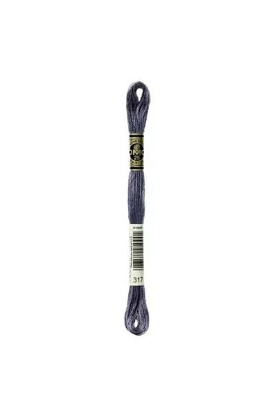 Dmc Muline Hand Embroidery Threads - 8 M - Color No 317