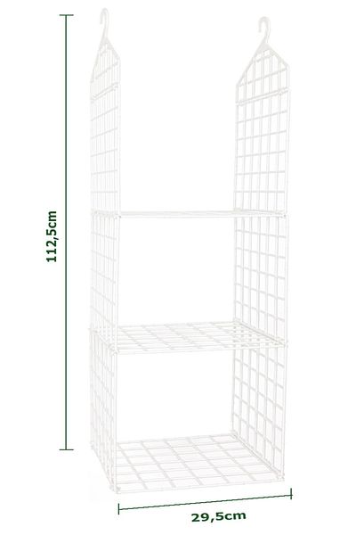 BALATLI Padded Closet Organizer Plastic Shelf Organizer