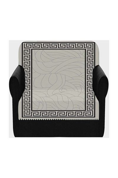 Else Halı Else Gri Negru Retro Model Canapea Canapea Extensibilă Husă de Scaun Şal 100x175cm