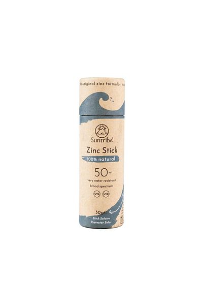 Suntribe Natural Mineral Zinc - Sunscreen Ocean Blue Stick SPF 50 (30 gr)