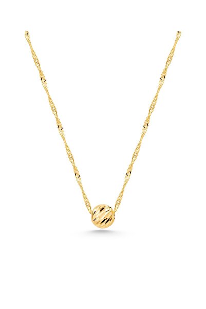 YAVUZ KUYUMCULUK 14 Ayar Altın Singapur Dorika Kolye