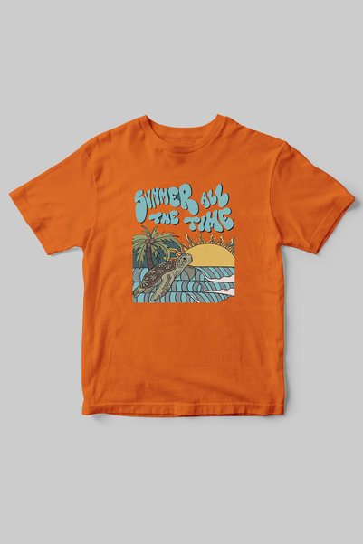 WİDİ T-shirt са Štampano морског песка и сунца, стандардног кроја , 100% pamuk