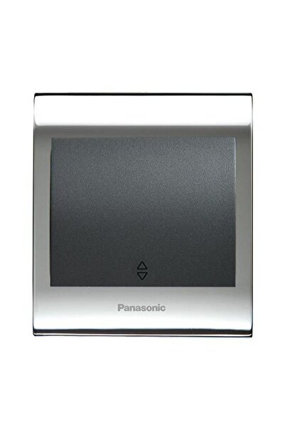 PANASONIC Viko Thea Blu Light Anahtar, Çerçeve Chrome+beyaz, Kapak Füme