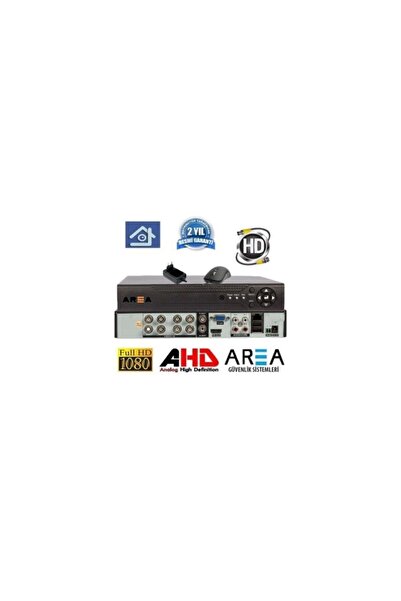 Area Güvenlik Sistemleri 8 Li 1080 Full Hd Hibrit Dvr Kamera Kayıt Cihazı
