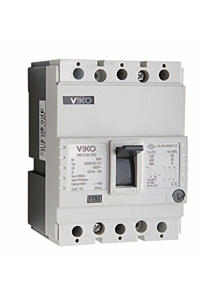 VİKO Viko 3X160 Amper 35kA Termik Ayarlı (112-160a) Kompakt Şalter VMT2-160-SN2