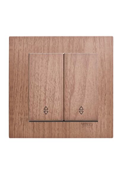 VİKO Viko Artline Novella Ceviz Komütatör Vavian ÇERÇEVELİ