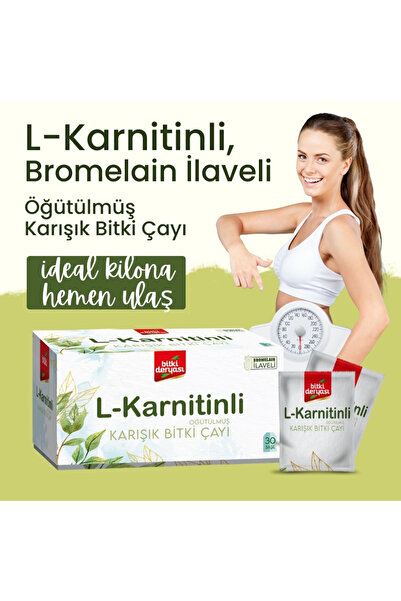 BİTKİ DERYASI L-Karnitinli, Bromelain ve Magnezyum İlaveli Öğütülmüş Karışık ...