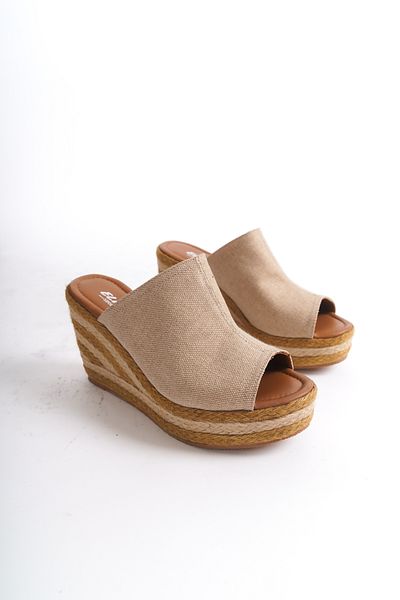 Elile Shoes Women's Heeled Slippers Size 33-45