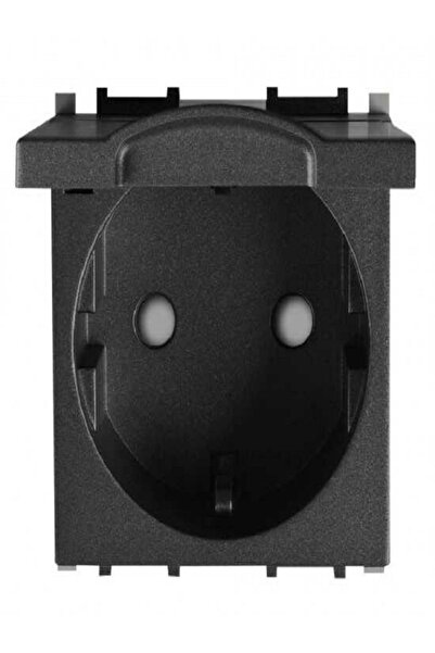 PANASONIC مقبس وحدات أسود من فيكو - مؤرض، مع غطاء، 2 متر Wvtt22101bl-tr