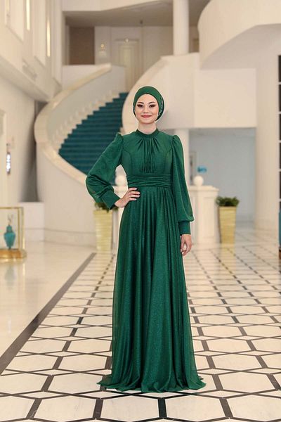 Buy Emerald Green Modest Dress Shop Exclusive Offers Now Trendyol UAE KSA Page 28