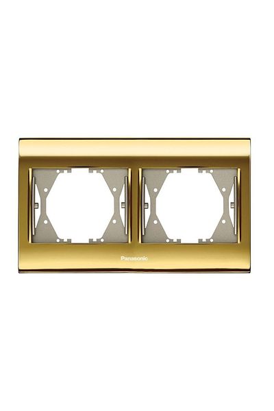 PANASONIC Set de cadru dublu Viko Thea Blu Gold și Dore