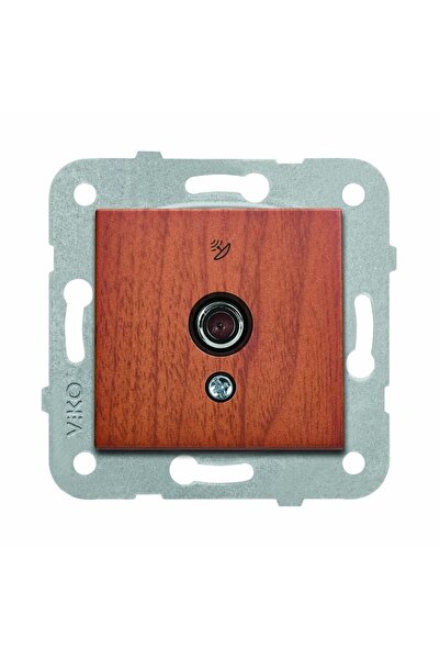 VİKO Artline Novella Ceviz Uydu Prizi F Konnektörlü Sonlu Çerçevesiz 92615197