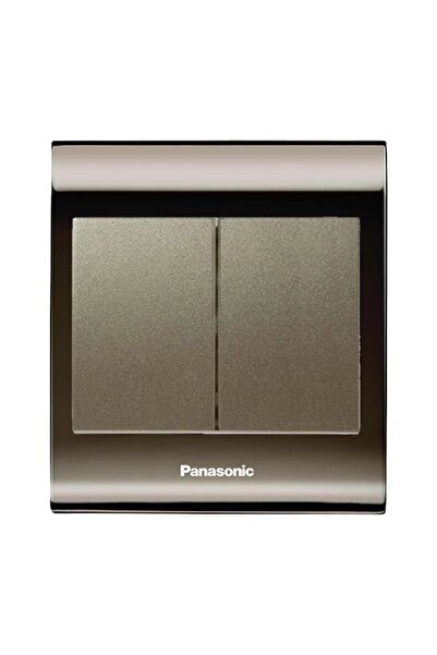 PANASONIC Viko Thea Blu Ikili Anahtar, Çerçeve Una+füme, Kapak Dore