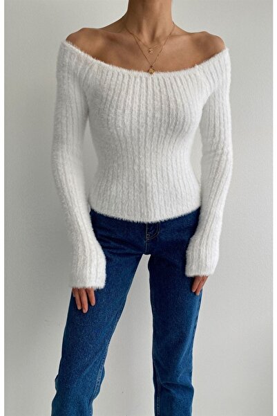 fujya Μαλακό πουλόβερ με λαιμόκοψη