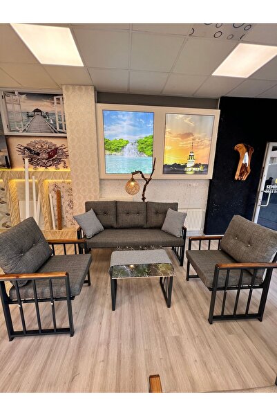 Butik Beyruha Dekor 3 1 1 Masa Bahçe Takımı, Balkon Seti