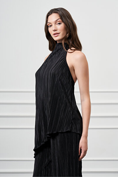 UTOPIAN Sırt Dekolteli Asimetrik Bluz