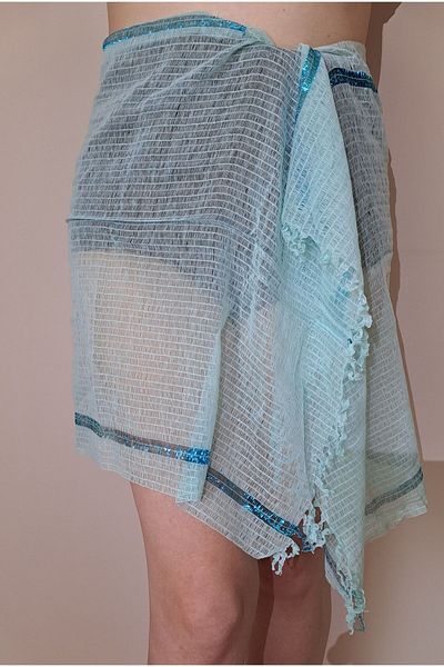 SOUL BY A&B Turquoise Pareo Glitter Pareo Summer Beach
