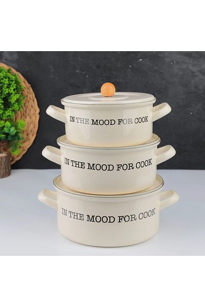 MİEN Mien 3 Size Serrated Pot