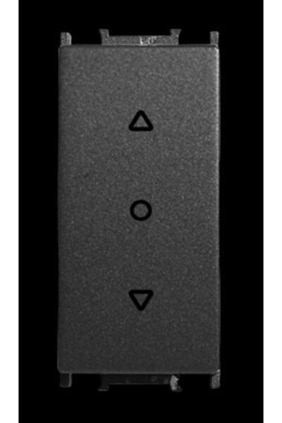 PANASONIC Modüler Füme Tek Düğmeli Jaluzi Kumanda Anahtarı 1m Kapak - Wvtr102...