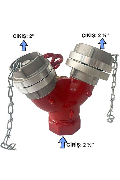 Bilgeden İtfaiye Bağlantı Ağzı-Dolum Ağzı-Su Alma Verme Ağzı (Giriş:2 ½" Çıkı...