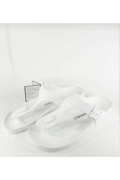 Akınal Bella White Esem Flip Flops