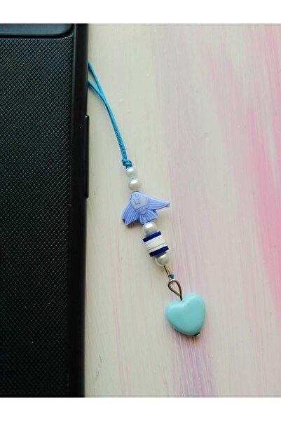 nasclaycollection Fimo Charm Phone Decoration Fish Blue Mini