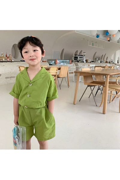 barin kids Copie - Set de pantaloni scurți pentru băieți și fete, unisex, de vară, 100% bumbac