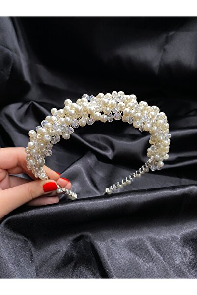 ecrin tuhafiye hobi Kristal Taşlı Nişan, Kına, Gelin, Düğün, Abiye Tacı Kırık...