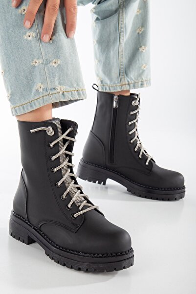 MİSS ZÜLÜF Kadın Taşli Bot