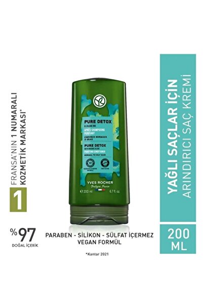 Yves Rocher Detoks Etkili Moringa Çekirdeği Özü ve Agav Arındırıcı Saç Kremi ...