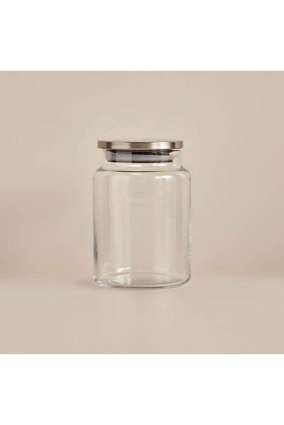 jardenia 1300 cc Silikon Vakumlu Paslanmaz Kapaklı Cam Kavanoz