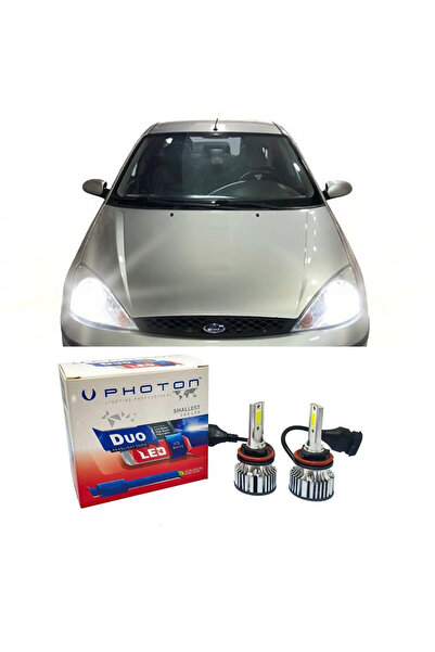 Photon Ford Focus 1 Led Xenon Sis Farı Ampulü H11 Duo Yeni Seri Beyaz 2002-2005