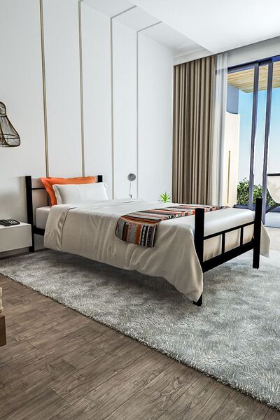 DEKOPRATİK - GENTLE 90X190 KARYOLA SİYAH