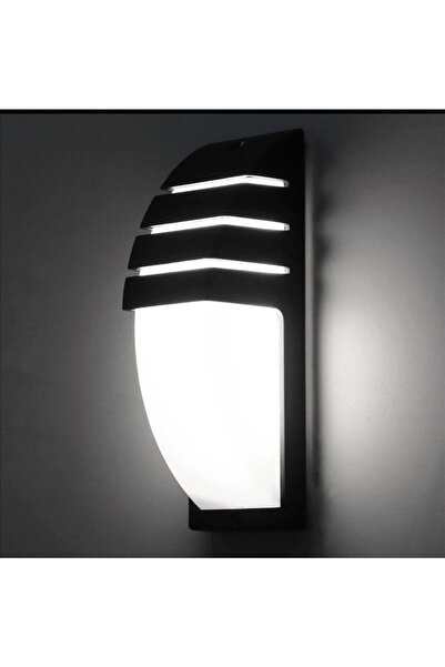 sekizgen led 24 Watt Dış Ve Iç Mekan Uyumlu Panjurlu Ledli Aplik Beyaz Işık