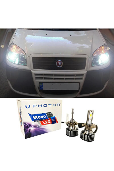 Photon Fiat Doblo D2 Led Xenon Uzun Far Ampulü H1 Mono Yeni Seri Beyaz 2000-2010